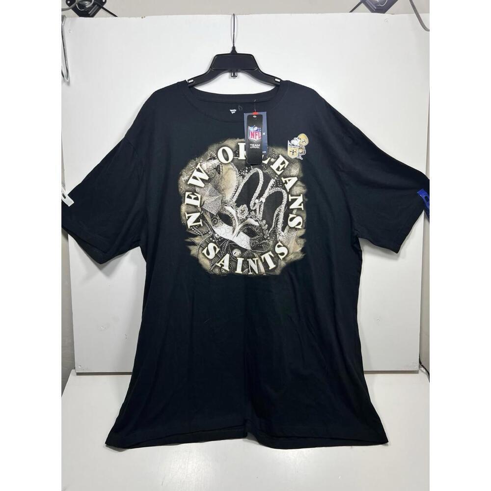 Fanatics New Orleans Saints Short Sleeve Tshirt Black Size 2XT NWT